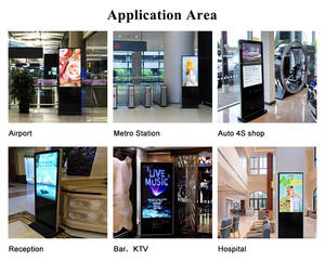 43 49 55 inch thương gia siêu dọc LCD kỹ thuật số biển hiển thị kiosk với Totem Thông Minh Full HD cảm ứng AD phát lại hiển thị - Product Image 4