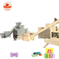 Chaîne de production de machines à fabriquer du savon de toilette de haute qualité, mini-extrudeuse de savon liquide et en barre, mélangeur de savon, garantie 3 ans