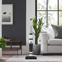 Nettoyeur de sols électrique intelligent autonettoyant, balayage et lavage intégrés, aspirateur humide et sec pour usage domestique et hôtelier