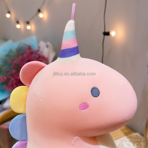Giocattoli di peluche di dinosauro di colore della caramella all'ingrosso bambola di peluche di dinosauro di qualità personalizzata - Product Image 3
