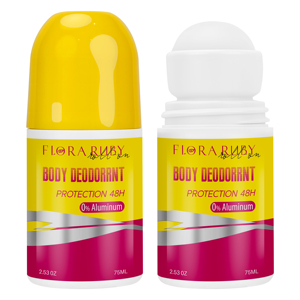 Desodorante Corporal FLORA RUBY 0% Aluminio, Paquete Variado, Protección 48H para Uso Diario, Formato Roll-On - Product Image 5