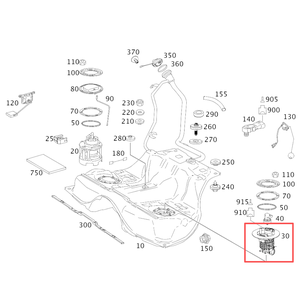 Brandstoffilter voor Mercedes-Benz S300 S300L S350L S500L SLK200K SLK300 SLK350 2004-2010 |   OE-vervanging - Product Image 5