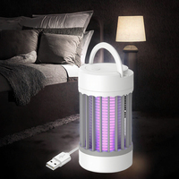 USB Oplaadbare Stille Elektrische Insectenverjager 365nm UV Nachtlampje Golflamp Binnen Insectenwerend Muggenverjager