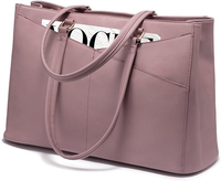 Sac fourre-tout pour ordinateur portable pour femmes 15.6 pouces sacs d'ordinateur en cuir étanche femmes affaires bureau sac de travail mallette