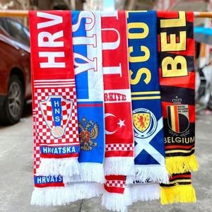 Bufanda de Fútbol Personalizada para Niños, para Equipos de Canadá, Francia, España y Alemania 2026, Accesorios para Fanáticos, Colores y Logotipos Personalizables - Product Image 1