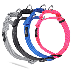 <span class=keywords><strong>Collar</strong></span> de perro ajustable sin estrangulamiento Martingale de nailon y poliéster para entrenamiento, viene con varios colores - Product Image 1