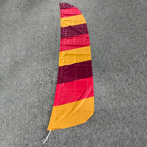 ธงสีรุ้งแบบด้านเดียว25*116นิ้วธง <span class=keywords><strong>lgtb</strong></span> แบบกันน้ำธงขนนกสำหรับชายหาดแบนเนอร์ลมลอยได้ - Product Image 4