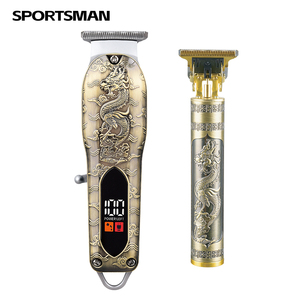 ערכת גילוח ספורטסמן עם חיבור USB לתספורות <span class=keywords><strong>DIY</strong></span> ותספורת באז, מכונת תספורת כפולה - Product Image 2