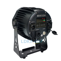 Projecteur PAR LED sans fil 6x18W RGBWAUV 6-en-1 avec DMX et étanchéité IP65