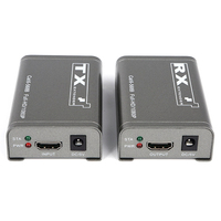 Extensor HDMI Xput sobre Cable CAT5e/CAT6, Máx. 60M, 1080P, Copia EDID Integrada, Kit de Transmisor y Receptor IR Bidireccional