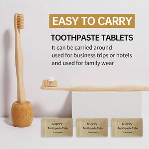 ยาสีฟันนาโนสีขาวสำหรับเดินทางผลิตจากฟลูออไรด์ไม่ผสมฟลูออไรด์พร้อมเบกกิ้งโซดาธรรมชาติ - Product Image 3