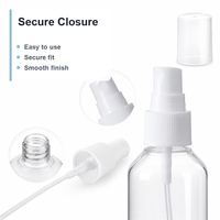 Flacon pulvérisateur vide pour parfum cosmétique et brume pour animaux de compagnie, vente en gros, disponible en 30ml, 50ml, 60ml, 80ml, 100ml, 200ml, pour faux cils et perruques