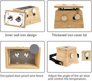 Die Moxibustion 1-Loch-Box aus Naturholz ist von hoher Qualität und nicht leicht zu beschädigen - Product Image 6