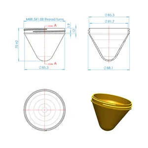 89/400 40G Neck 89MM Wide Mouth Pet Preform