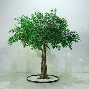 Hausgarten dekorativer Baum Beliebte künstliche Banyan Baum Real Touch Interior künstliche gefälschte Baum künstliche Dekor