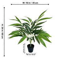 Mini Ficus Banyan Artificiel en Pot pour la Décoration Intérieure d'Hôtels et de Maisons, Petite Plante Paysagère en Gros