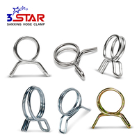 Collier de serrage à ressort pour moto 9 mm, collier de serrage pour tuyau 3,5 mm 4 mm 5 mm, pince de fixation pour tuyau métallique