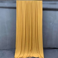 Panneau de fond de scène moderne et coloré en soie de lait extensible, rideaux à armatures pour décoration de mariage, événement, fête, scène - Vente en gros