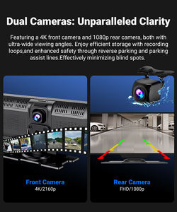 Ottocast 10.26 pollici Touch Screen Dash Cam MirrorLink Wireless Carplay Android Display automatico navigazione <span class=keywords><strong>GPS</strong></span> - Product Image 5