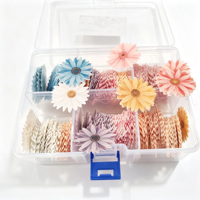 Boîte en papier gaufré à motifs floraux, vente en gros, designs floraux, boîte de rangement, vente en gros, directement de l'usine, fourniture OEM, en stock, décoration de gâteaux