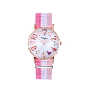 WJ-10732 Montre à quartz pour femme, style simple et élégant, avec sac en toile, accepte <span class=keywords><strong>la</strong></span> personnalisation, vente en gros à bas prix - Product Image 6