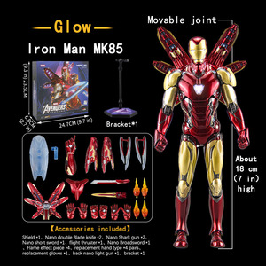 Figurines d'<span class=keywords><strong>action</strong></span> Zdtoys Iron Man Mk85 édition 10e anniversaire, jouets de collection, vente en gros - Product Image 2