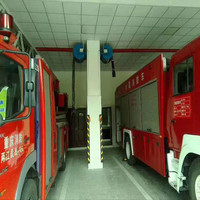 Bobine de tuyau d'échappement flexible, avec bras d'extraction, pour réparation de voiture