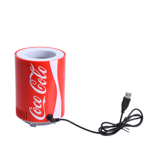 Mini refrigerador personal portátil de 0,5 l, calentador enfriador USB de 5V con patrón de leche para oficina, Hotel, uso al aire libre para <span class=keywords><strong>CocaCola</strong></span> - Product Image 6