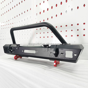 High <strong>Adaptability</strong> Steel Front Bumper with LED Lights Durable Off Road Car Accessory for Lc200 toyota nissan ford <strong>jeep</strong> - Product Image 4