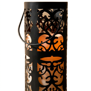 Farol Indio de Hierro Forjado a Mano, Diseño Tradicional, Ecológico, Decoración para el Hogar para la Celebración del Eid, Ofrece un Suave Brillo Festivo - Product Image 1