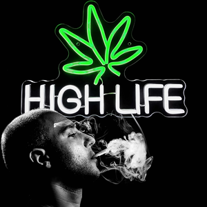 <strong>Neon</strong> <strong>Sign</strong> Green Leaf High Light <strong>Neon</strong> <strong>Sign</strong> Form Factor With Dimmable Switch LED <strong>Neon</strong> <strong>Signs</strong> <strong>Beer</strong> Bar Man Cave Club - Product Image 4