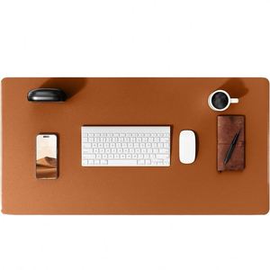 Sanxing Large <b>Leather</b> <b>Desk</b> <b>Mat</b> Rectangular 700x300mm With Wrist Rest Office Use - Product Image 2