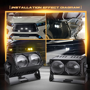 Luces LED de 90W y 12V para coche, IP68, a prueba de agua, 9000LM, ajuste Universal, lentes Bi LED, luz antiniebla para camión, faro auxiliar para motocicleta, novedad - Product Image 5