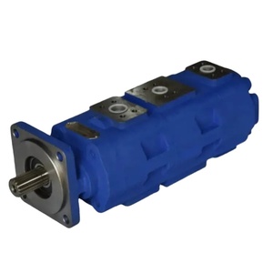 Bomba de aceite de triple engranaje, piezas de maquinaria de construcción de dos piezas - Product Image 1