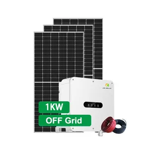 Kit sistem surya off grid standar Australia energy off grid 1kw sistem daya surya