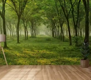 Papier peint personnalisé 3D Forêt Tropicale Haute <span class=keywords><strong>D</strong></span>éfinition Forêt Espace Expansion Horizons Salon Chambre Fond Mural - Product Image 4