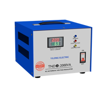 Régulateur/Stabilisateur de tension monophasé YILONG 2KVA 220V, type servo automatique, haute précision, affichage numérique, 50/60Hz, modèle SVC