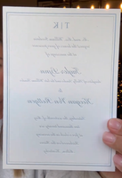 Invitaciones de Boda Personalizadas Hechas a Mano con Impresión Tipográfica y Troquelado, Incluyen Detalles para el Sobre, Tarjetas RSVP y Tarjetas de Alojamiento