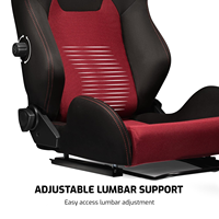 Siège de simulation de course inclinable Next Level Racing PRS2 Performance avec soutien lombaire réglable