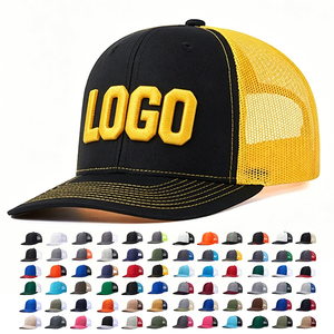<span class=keywords><strong>Gorra</strong></span> de Béisbol Trucker Personalizada <span class=keywords><strong>con</strong></span> Bordado de Logotipo, 100% Algodón, 6 Paneles, Malla, Cierre a Presión, Estilo Hip Hop Richardson 112 para Hombre, al por Mayor - Product Image 1