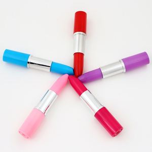 Cute Great Promotion <b>Multi</b> <b>Color</b> Lipstick <b>Pen</b> With OEM Rose Stationery High Quality Shape Custom Ball Ballpoint for Girls - Product Image 4