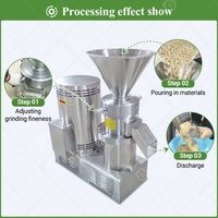 Broyeur Colloïdal Multifonctionnel pour Huile, 200 kg/h, Petite Machine à Broyer les Arachides en Acier Inoxydable, Idéale pour la Préparation du Tahini et de la Viande