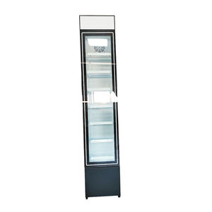 Vitrine réfrigérée verticale mince OUMEITE SC105H avec marbre et refroidissement par air pour sandwichs, boissons, gâteaux - Product Image 2