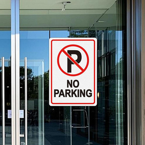 Pegatinas de <span class=keywords><strong>vinilo</strong></span> personalizadas advertencia seguridad vial tráfico señal de tráfico pegatina reflectante sin pegatina de advertencia de estacionamiento - Product Image 5