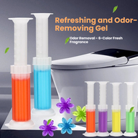 Gel désodorisant et nettoyant WC en forme de fleur, aromathérapie, pour la maison et la salle de bain