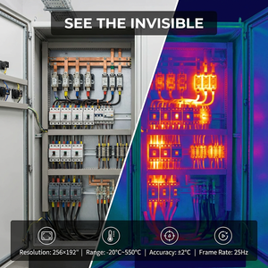 <span class=keywords><strong>Termocamera</strong></span> per Telefono Android USB Type-C, Risoluzione Super 192, Termografo a Infrarossi per Rilevamento Perdite d'Acqua ed Elettricità - Product Image 2