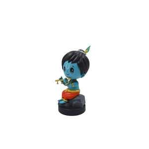 Figura Decorativa de Lord Krishna Bansuri Pintada a Mano, Detallada, para el Hogar, Templo u Oficina - Product Image 4