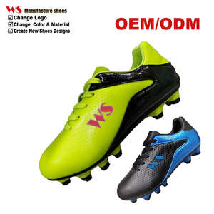 Weshine, venta al por mayor <span class=keywords><strong>de</strong></span> zapatos <span class=keywords><strong>de</strong></span> fútbol <span class=keywords><strong>de</strong></span> césped interior transpirables con suela <span class=keywords><strong>de</strong></span> TPU y tejido <span class=keywords><strong>de</strong></span> tobillo alto personalizado, zapatillas <span class=keywords><strong>de</strong></span> deporte originales para niño y hombre - Product Image 2