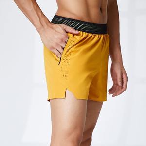 Pantalones cortos deportivos informales de moda urbana para hombre, pantalones cortos transpirables de secado rápido para correr de tres cuartos, cintura alta - Product Image 2
