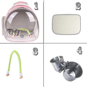 Sac à dos de transport ventilé anti-choc pour oiseaux, <span class=keywords><strong>en</strong></span> stock, idéal pour les perruches, les promenades <span class=keywords><strong>en</strong></span> extérieur et <span class=keywords><strong>le</strong></span> transport <span class=keywords><strong>en</strong></span> voiture - Produits pour animaux de compagnie - Product Image 3